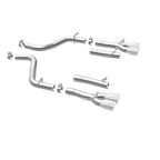 MagnaFlow Axle-Back, SS, 2.5in, Quad Split Rear 3.5in Tip 2015 Dodge Challenger 3.6L V6 exhaust components