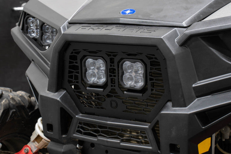 Diode Dynamics 14-18 Polaris RZR XP Stage Series LED Grille Kit - Sport Yellow Fog Secondary image