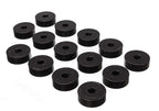 Energy Suspension 55-73 Jeep CJ5/CJ7/CJ8 Scrambler Black Body (Cab) Mount Set for offroad performance.