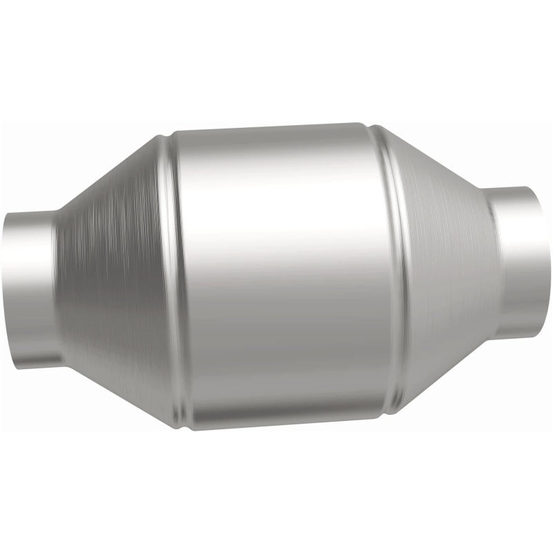 MagnaFlow Conv Univ 2.5in Inlet/Outlet Center/Center Round 3in Body L x 5in W x 8.75in Overall L catalytic converter