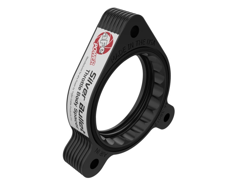 aFe Silver Bullet Throttle Body Spacer 19-21 Toyota Corolla L4 2.0L - Black Secondary image