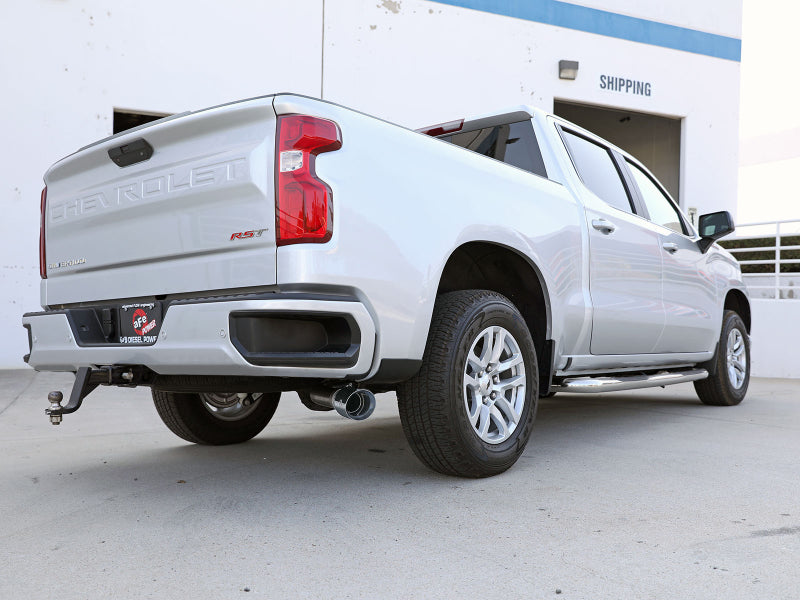 aFe 23-24 GM Trucks L6 Large Bore-HD 3 IN 409 Stainless Steel DPF-Back Exhaust System w/Polished Tip Secondary image