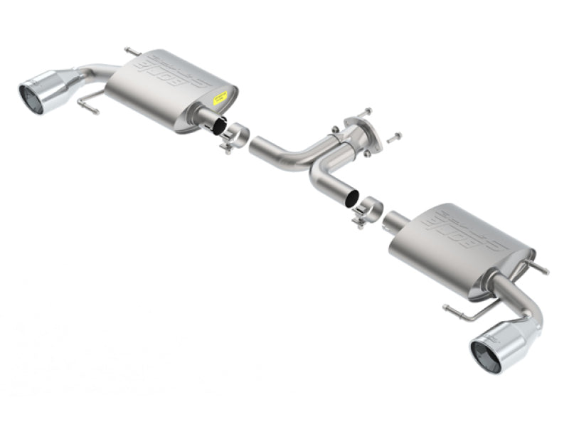 Borla 14-16 Mazda 3 2.0/2.5L AT/MT FWD S-Type Cat-Back Exhaust Single Split Rear Exit.