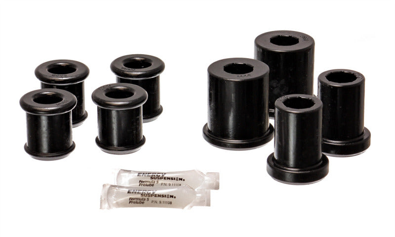 Energy Suspension 04-09 Cadillac XLR/XLR-V / 97-12 Corvette Black Front End C/A Bushing Set for offroad performance upgrades.