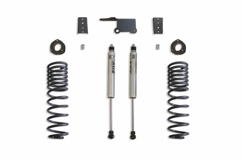 MaxTrac 2019+ RAM 1500 2WD 3in Rear Coil Spacers & Sway Bar Brackets w/FOX Shocks for offroad performance upgrades.