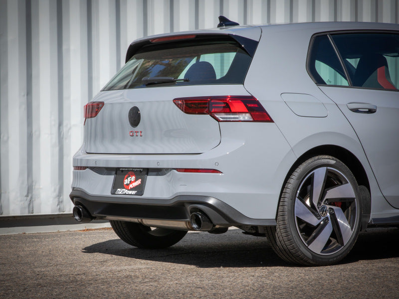 aFe Gemini XV 3in to 2 1/2in 304 SS Cat-Back Exhaust 22-23 Volkswagen GTI (MK8) 2.0L w/ Black Tips Secondary image
