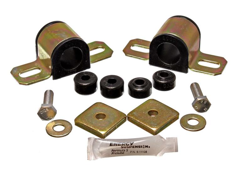 Energy Suspension 95-98 Nissan 240SX (S14) Black 27mm Front Sway Bar Frame Bushings and installation parts Main image