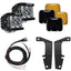 Rigid Industries 10-20 Toyota 4Runner A-Pillar Light Kit w/D-SS Flood with brackets and covers