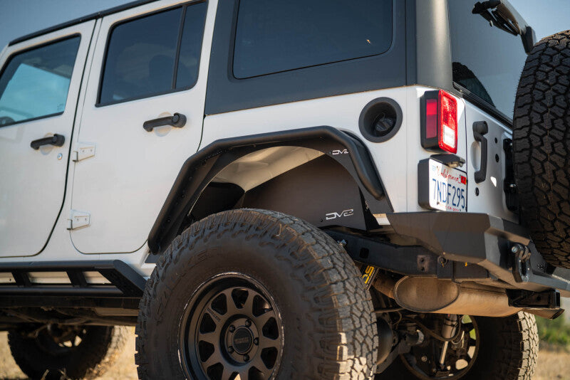 DV8 Offroad 07-18 Jeep Wrangler JK Rear Inner Fender - Satin Black Secondary image