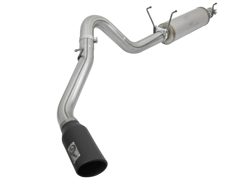 aFe MACHForce XP 4in Exhausts Cat-Back SS Side Exit 14-17 Dodge Ram 2500 V8-6.4L Hemi w/ Black Tips Secondary image