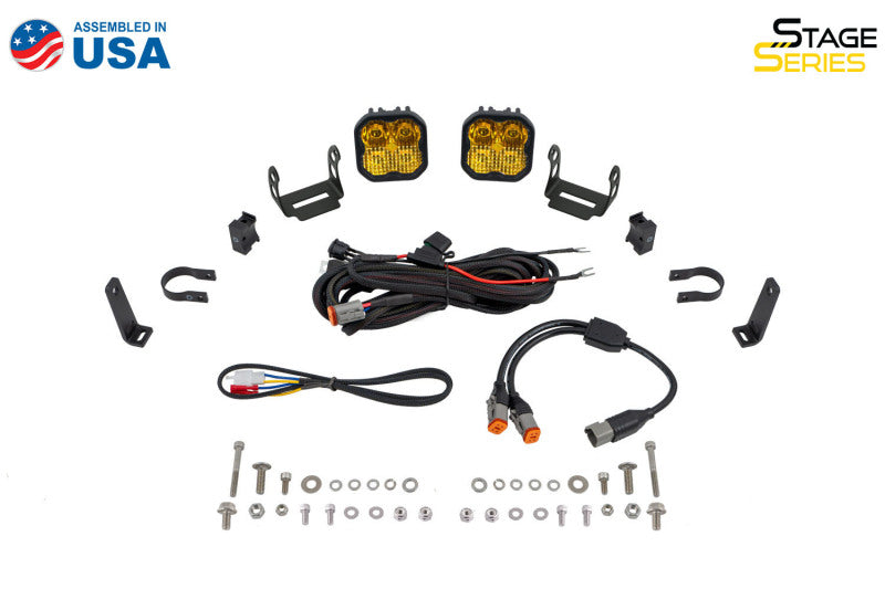 Diode Dynamics SS3 LED Bumper 1 3/4 In Roll Bar Kit Max - White SAE Fog (Pair) Secondary image
