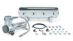 Air Lift 2.5 Gal. Polished Tank w/ Viair 444c Chrome Compressor (Incl. Fittings & Mounting Hardware) for offroad performance upgrades.