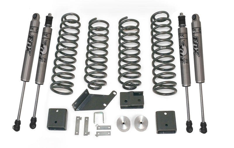 MaxTrac 07-18 Jeep Wrangler JK 2WD/4WD 3in/3in Coil Lift Kit w/FOX Shocks and components
