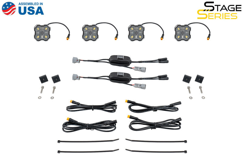 Diode Dynamics Stage Series LED Bed Light Kit for Toyota Tacoma- White Diffused Secondary image