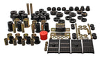 Energy Suspension 67-69 Chevrolet Camaro (w/mono leaf springs) Black Hyper-flex Master Bushing Set for offroad performance upgrades