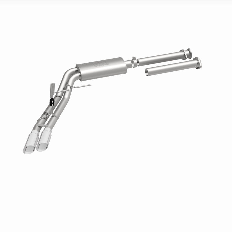 Magnaflow 15-21 Ford F-150 Street Series Cat-Back Performance Exhaust System- Polished Side Exit for enhanced truck performance.