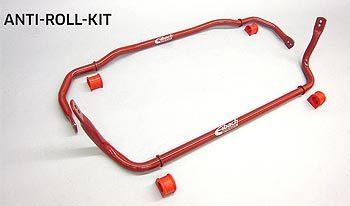 Eibach 32mm Front & 29mm Rear Anti-Roll-Kit for 09-11 Infiniti G37 Sedan / 07-08 G35 Sedan in red with mounts.