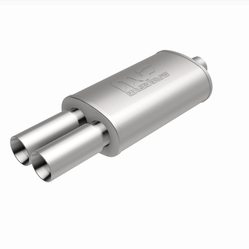 MagnaFlow Muffler W/Tip Mag SS 14X5X8 2.25/3 for offroad parts