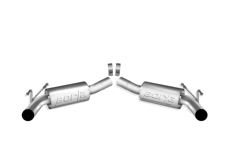 Borla 2010 Camaro 6.2L ATAK Exhaust System w/o Tips works With Factory Ground Effects Package (rear) for performance upgrades. Main image