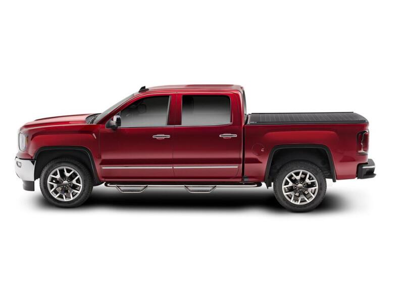 Retrax 14-up Chevy/GMC 5.8ft Bed / 15-up 2500/3500 RetraxPRO MX on a red truck side view