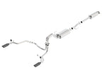 Borla 15-17 F-150 2.7/3.5L V6 EcoBoost / 5.0L V8 Black Chrome Cat-Back Touring Exhaust system with polished tips