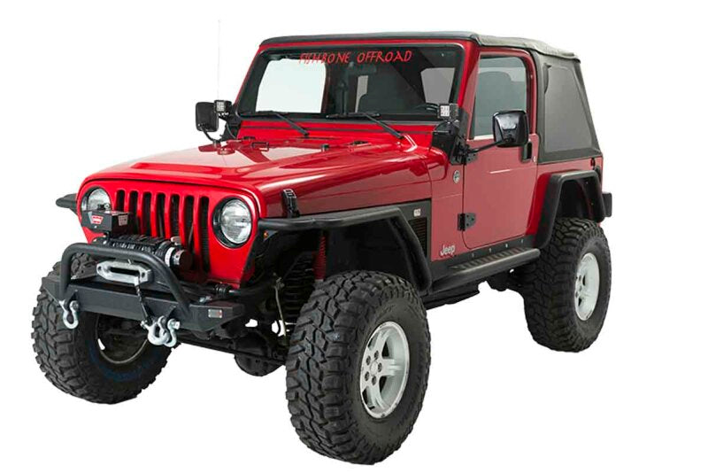 Fishbone Offroad 97-06 Jeep Wrangler TJ Rubicon Front Bumper W/Winch Guard - Blk Textured Powdercoat Secondary image