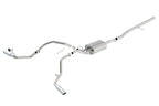 Borla 14 Silv/Sierra C/B Exhaust S-Type 1500 5.3L V8 AT/MT 2&4WD Ext Cab Split Side Exit exhaust system image