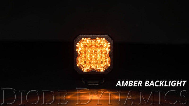 Diode Dynamics Stage Series C1 LED Pod Pro - Yellow Spot Standard ABL (Pair) Secondary image