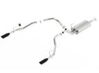 Borla 09-17 Ram 1500 5.7L V8 5in Single Tip Black Chrome Cat-Back Touring Exhaust Through Bumper parts