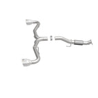 MagnaFlow Cat-Back 2015 Alfa Romeo 4C 1.7L SS 2.5in Dual Split Rear 4.in Tips exhaust system for performance upgrades.