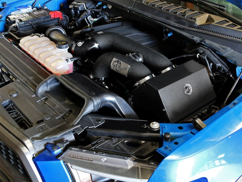 aFe Magnum FORCE Stage-2 Pro 5R Cold Air Intake System 2017 Ford F-150 Raptor V6-3.5L (tt) - Black Secondary image