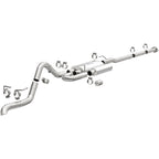MagnaFlow Stainless Overland Cat-Back Exhaust 05-15 Toyota Tacoma V6 4.0L assembly with high-performance parts.