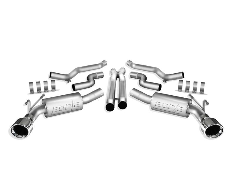 Borla 2010 Camaro 6.2L V8 S Type Catback Exhaust (does not work w/ factory ground affects package - Secondary image