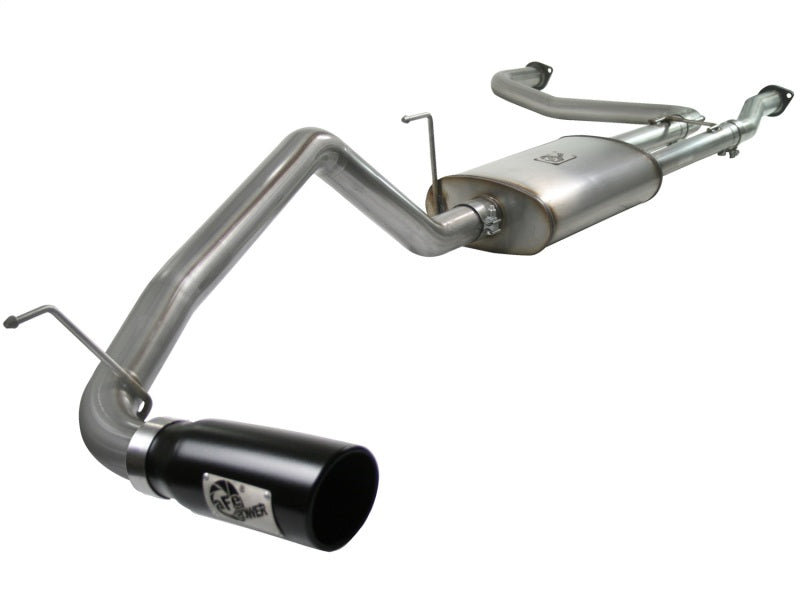 aFe MACHForce XP Exhaust Cat-Back 2.5/3in SS-409 w/ Black Tip 04-12 Nissan Titan V8 5.6L Secondary image