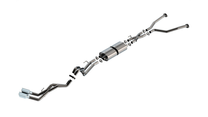 Borla 22-24 Toyota Tundra 3.4L V6 (Inc. Hyb.) Ext. Cab/STD Bed/145.7in WB ATAK Cat-Back - Chrome Secondary image