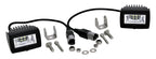 KC HiLiTES C-Series C2 LED 2in. Backup Area Flood Light 20w (Pair Pack System) - Black with installation hardware