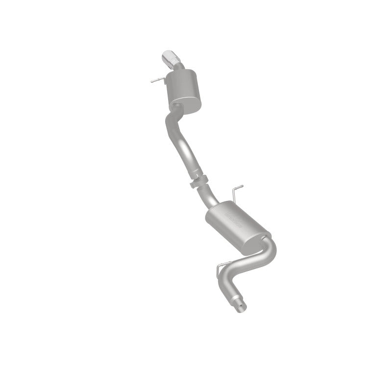 MagnaFlow Sys C/B 15-16 Volkswagen Passat 1.8L SS 3in Single Rear Ext 4in Tip exhaust system image