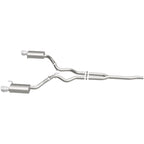 MagnaFlow Cat Back, SS, 2.5in, Street, Dual Split Polished 4.5in Tips 2015 Ford Mustang Ecoboost exhaust system