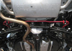 Eibach 25mm Front & 19mm Rear Anti-Roll-Kit for 13 Scion FR-S / 13 Subaru BRZ installed beneath vehicle.