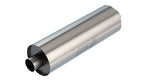 Borla Specialty Muffler 3in Center In/Out 7.75in Dia. 24in Body 29in OAL Touring Un-Notched for trucks and offroad parts.
