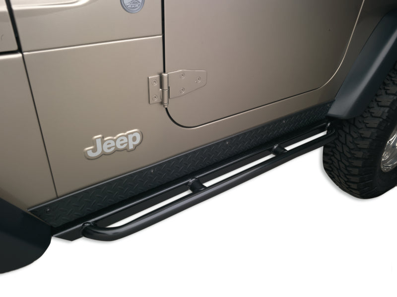 Body Armor 4x4 97-06 Jeep Wrangler TJ Rockcrawler Side Steps for offroad performance upgrades