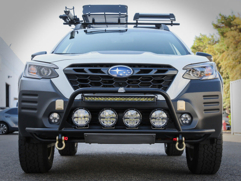 aFe POWER 20-23 Subaru Outback H4 2.4L (t) / H4 2.5L Terra Guard Front Bumper - Black Secondary image