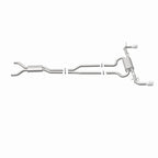 MagnaFlow 07 Audi Q7 V8 4.2L Dual Split Rear Exit Stainless Cat-Back Perf Exhaust system components.