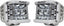 Rigid Industries D-SS - Spot - Set of 2 - White Housing for offroad lighting and electrical.