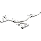 MagnaFlow 16-18 Honda Civic L4 2.0L Street Series Cat-Back Exhaust w/ Polished Tips parts and components