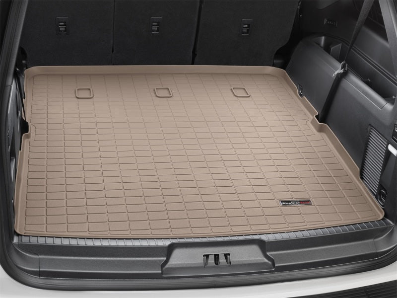 WeatherTech 2018+ Lincoln Navigator L Cargo Liners - Tan Secondary image
