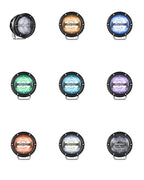 Rigid Industries 360-Series 4in LED Off-Road Drive Beam - RGBW (Pair) in various colors for offroad lighting.