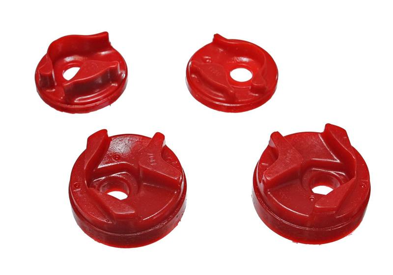 Energy Suspension 02-03 Nissan Sentra/200SX Red Motor Mount Insert Set (w/ Spec V 2.5L engine manua)