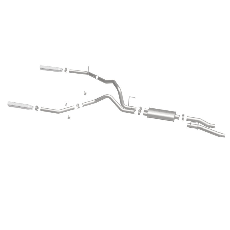 MagnaFlow SYS C/B 09 F-150 EC-CC/SB dual splt exhaust system components