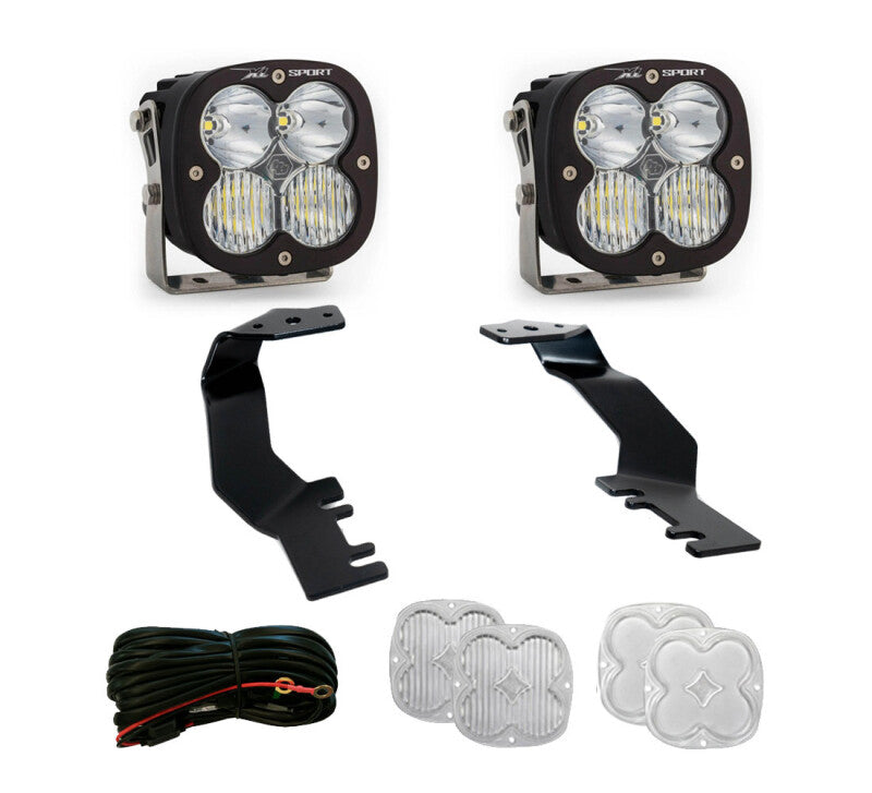 Baja Designs 2022 Toyota Tundra A-Pillar Light Mount Kit components